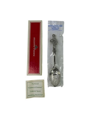 Reed & Barton Silverplate Spoon Children of Christmas Little Skater 1982 Vintage